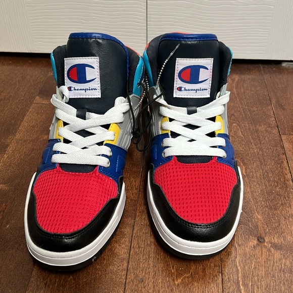 NWT Champion 3 on 3 multicolor High Top  Sneakers - Picture 2 of 8